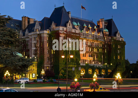 Das Fairmont Empress Hotel in Victoria, British Columbia. Stockfoto