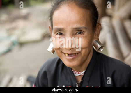 Lahu Shi Balah Hill Tribe Thailand - Thai Hilltribe-Karen lange Hälse Thaton, Ecotourisim Dorf in Chiang Mai, Asien Stockfoto