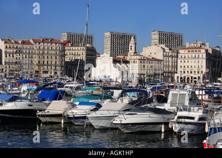 Frankreich Provence Marseille Vieux Port Hafen Stockfoto