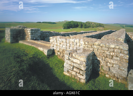 Housesteads Fort Hadrian Wand NORTHUMBERLAND Stockfoto