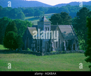 Str. Peters Kirche, weit Sawrey, in der Nähe von Hawkshead, Nationalpark Lake District, Cumbria, England, UK. Stockfoto