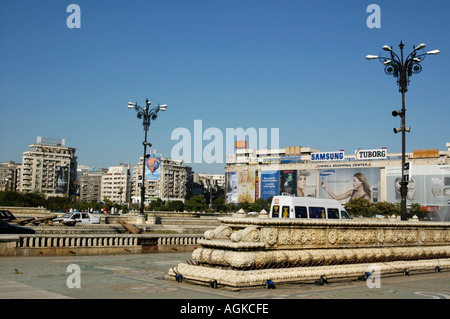 Bucuresti, Piata Unirii, modernen Stadtzentrum Stockfoto