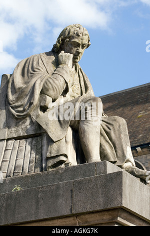 Dr. Samuel Johnson Statue, Lichfield, Staffordshire, England Stockfoto