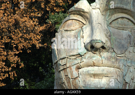Tindaro Screpolato Statue im Giardino di Boboli-Florenz-Italien Stockfoto