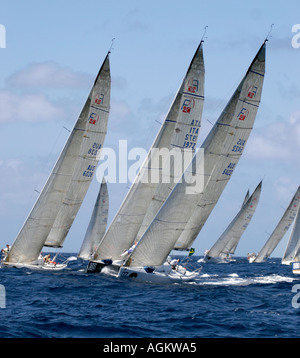 Yachten-Rennen aus Sydney Australia Stockfoto