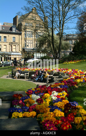 Montpellier Gärten Harrogate North Yorkshire UK Stockfoto