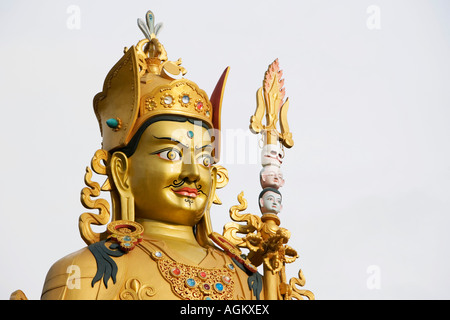 Padmasambhava Guru Rinpoche, Amida Buddha Park. Swayambhu Stupa, Kathmandu, Nepal Stockfoto