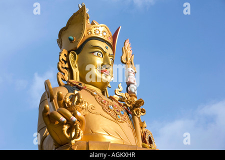 Padmasambhava Guru Rinpoche, Amida Buddha Park. Swayambhu Stupa, Kathmandu, Nepal Stockfoto