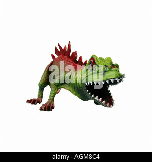 Kunststoff-Dinosaurier Stockfoto
