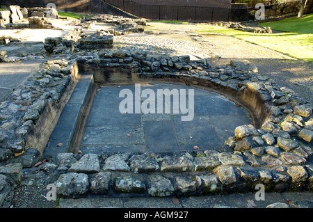 Reste der römischen Thermen Kaltbad Teil der Antoninuswall Infrastruktur Bearsden Nordeuropa Glasgow Schottland Stockfoto