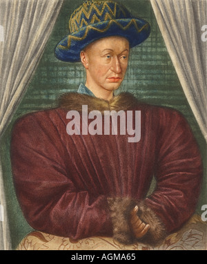 Charles VII (1403-1461), französischer König, portrait Stockfoto