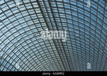 Blick auf das Glasdach des GUM Einkaufszentrum in roter Platz Moskau Stockfoto