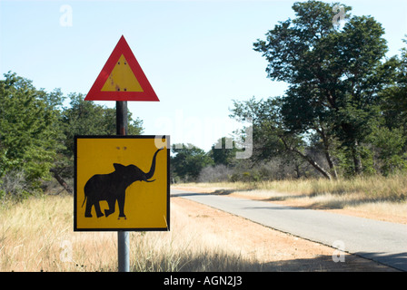 Hwange Nationalpark, Simbabwe Stockfoto