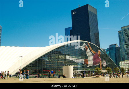 CNIT Paris la Defense riesiges Bild von Thierry Henry Nike Werbung Stockfoto