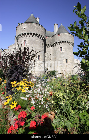 15. Jahrhundert Stadt Guerande Brittany France Eingang zur Porte St-Michel Stockfoto