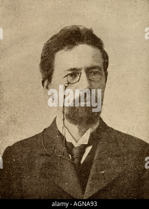 Anton Pawlowitsch Tschechow, 1860 - 1904. Russischen Dramatiker und Kurzgeschichte Schriftsteller. Stockfoto