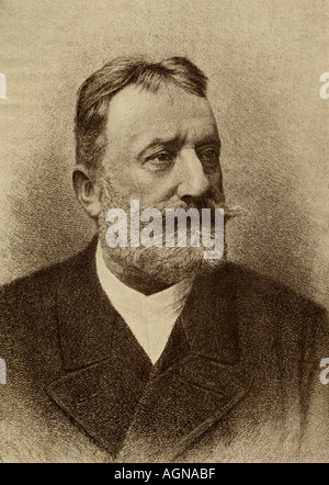 Ferdinand Ludwig Adam von Saar, 1833 - 1906. Österreichischer Schriftsteller, Dramatiker und Dichter. Stockfoto