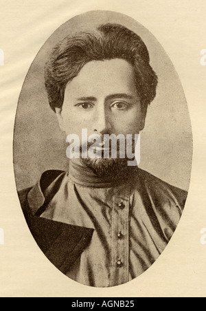 Leonid Nikolajewitsch Andreyev, 1871 - 1919. Russischen Dramatiker, Romancier und Kurzgeschichte Schriftsteller. Stockfoto