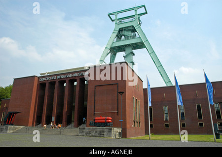 Welle, Turm, Deutsche Bergbau-Museum Bochum, Ruhrgebiet, NRW, Deutschland | Stockfoto