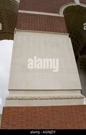 Die Thiepval-Denkmal zum Gedenken an die 1916 anglo-französischen Offensive an der Somme und 73.000 britische Männer ohne Gräber, Frankreich Stockfoto