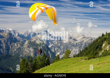 Paragliding / Gleitschirm Stockfoto