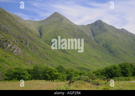 Die fünf Schwestern von Kintail oben Shiel Bridge in die nordwestlichen Highlands von Schottland Stockfoto