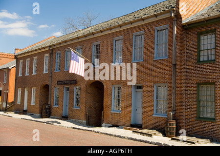 Ersten Missouri State Capitol in St. Charles, Missouri. Stockfoto