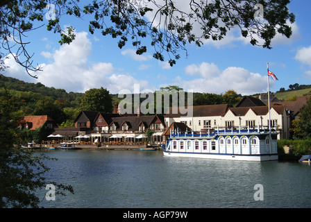 Der Schwan Restaurant Streatley über Themse, Streatley, Berkshire, England, Vereinigtes Königreich Stockfoto