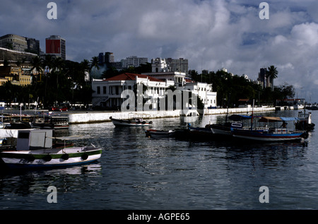 unteren Teil der alten Stadt von Salvador de Bahia bekannt als Cidade baixa Stockfoto