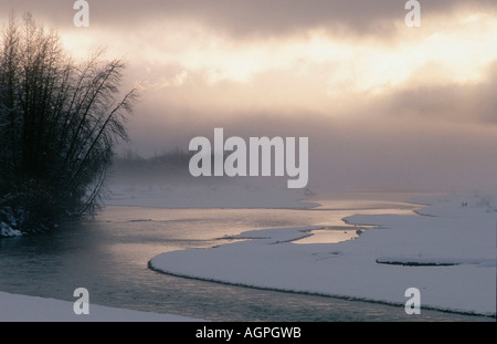 Chilkat river Stockfoto