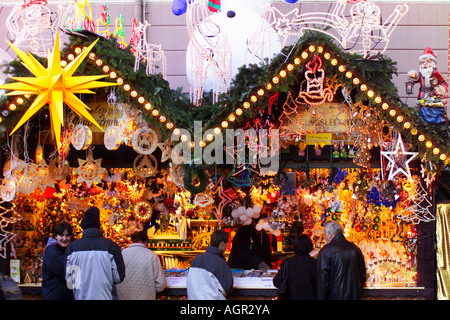 Weihnachtsmarkt / Karlsruhe Stockfoto