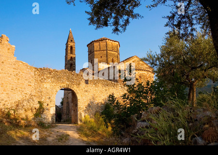 Alte Kirche / Kardamili Stockfoto