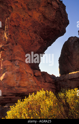Südafrika, Western Cape, Rock Formation, Cedarberg Karoo Stockfoto