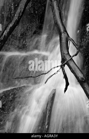 Wasserfall auf Fan Nedd Brecon Beacons Wales UK Stockfoto