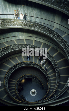 Italien Rom die Wendeltreppe in den Vatikanischen Museen Stockfoto