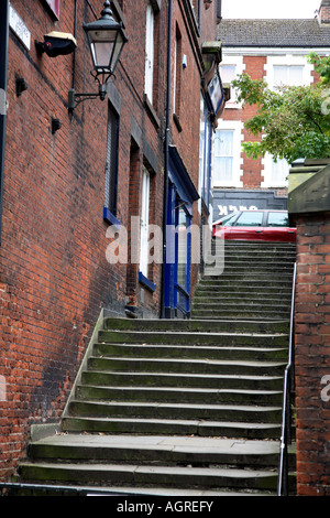 St Lawrence Schritte in Norwich Uk Stockfoto