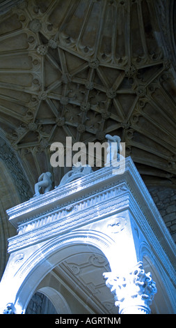 Leweston Memorial, Sherborne Abtei, Dorset, England, Vereinigtes Königreich Stockfoto