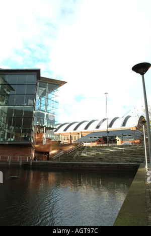 die Bridgewater Hall nahe Street Manchester uk Stockfoto