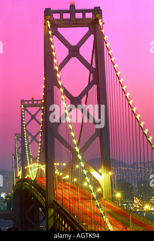 BAY BRIDGE SAN FRANCISCO KALIFORNIEN Stockfoto
