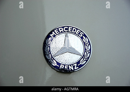 SSK79671 Oldtimer Emblem von Mercedes Benz Stockfoto