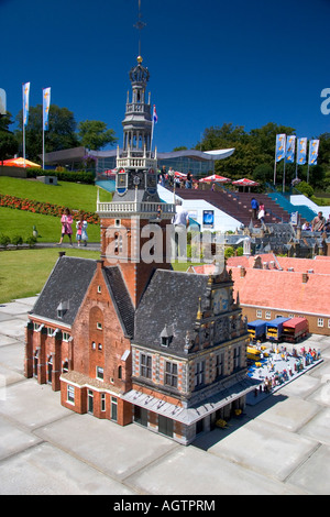 Die Miniaturstadt Madurodam in den Haag in der Provinz Süd-Holland Niederlande Stockfoto