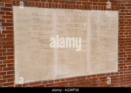 Die Thiepval-Denkmal zum Gedenken an die anglo-französischen Offensive von 1916 an der Somme, Picardie, Frankreich Stockfoto