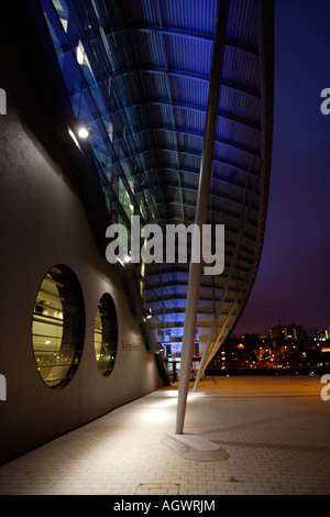 Seite des Gebäudes Sage Gateshead Newcastle, UK Stockfoto