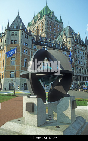 Quebec City, Kanada, Fairmont le Chateau Frontenac Hotel Stockfoto