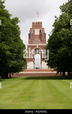 Die Thiepval-Denkmal zum Gedenken an die anglo-französischen Offensive von 1916 an der Somme, Picardie, Frankreich Stockfoto