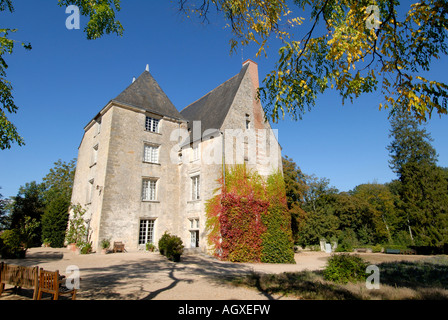 Chateau de Saché (Musée Balzac), Touraine, Frankreich. Stockfoto