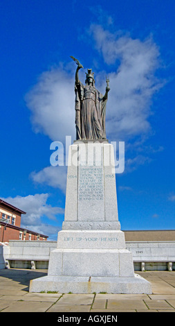 Ersten Weltkrieg Memorial in Troon South Ayrshire Schottland Stockfoto