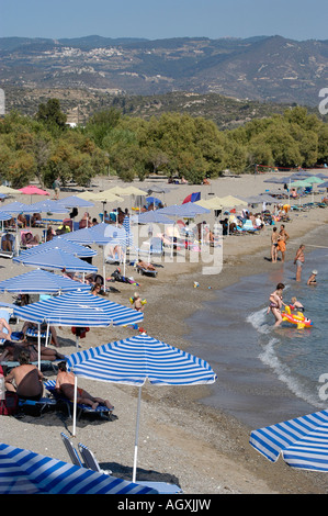 Der Strand von Votsalakia Samos Insel Griechenland 2007 Stockfoto