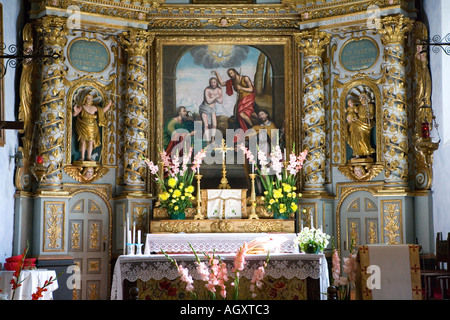 Saint John Baptist Church Sauze D Oulx Piemont Italien Stockfoto