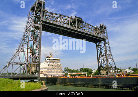 Zugbrücke an der Welland Canal Ontario Kanada Stockfoto